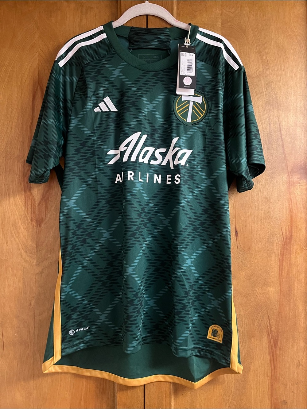 adidas Portland Timbers Green Training Jersey - Men L NWT🔥 - Picture 3 of 10